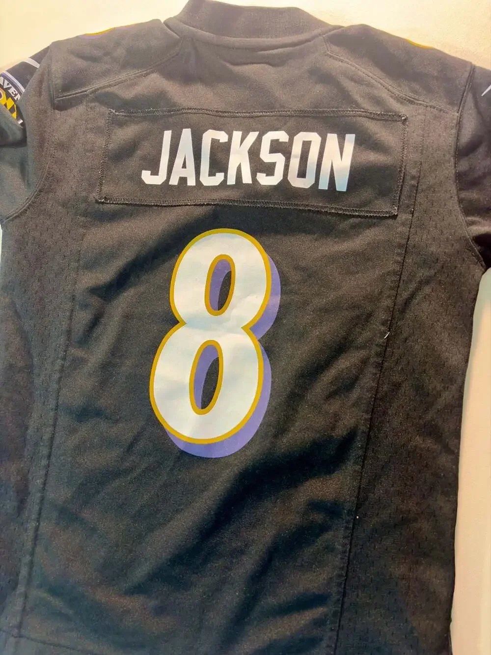 Nike Baltimore Ravens Lamar Jackson #8 Youth Game Jersey Black